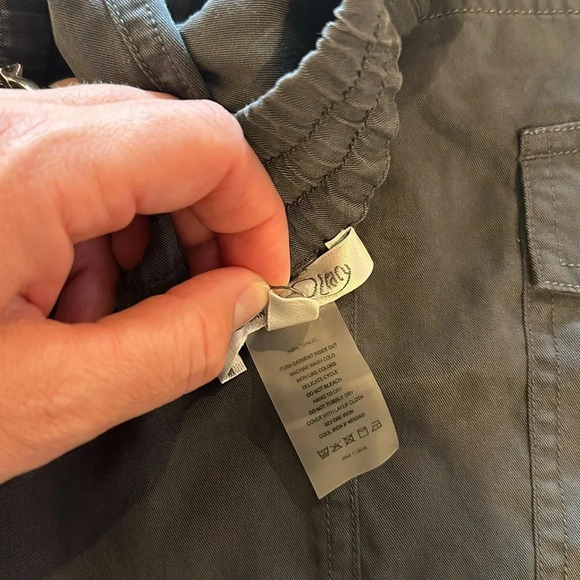 Margaret O'Leary pull on cargo joggers pants 100% Tincel gray‎ XS EUC - Picture 4 of 5